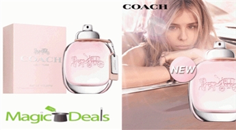 Ir uz vietas! Smaržas Coach women EDT 90ml testers.