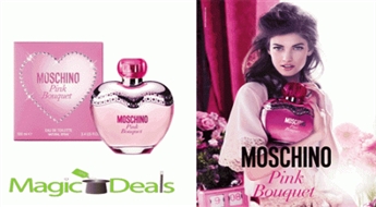 Ir uz vietas! Smaržas Moschino Pink Boquet women EDT 100ml testers.