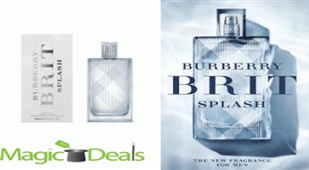 Ir uz vietas! Smaržas Burberry Brit Splash men EDT 100ml testers.