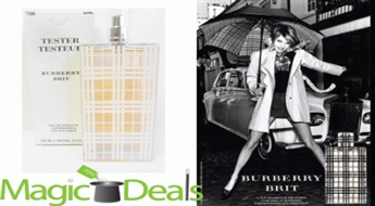 Ir uz vietas! Smaržas Burberry Brit women EDT 100ml testers.