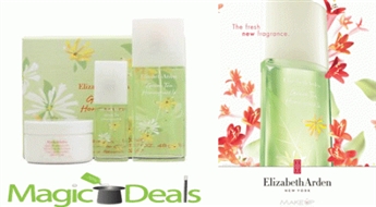 Var izņemt uzreiz! Komplekts Elizabeth Arden Green Tea Honeysuckle EDT 50ml+ EDT 15ml+ 50ml ķermeņa krēms.