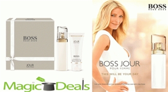 Komplekts Hugo Boss Jour Pour Femme EDP 75ml+ 100ml ķermeņa losjons.
