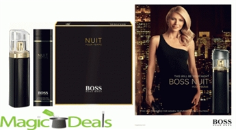 Komplekts Hugo Boss Nuit Pour Femme EDP 75ml+ 100ml ķermeņa losjons.