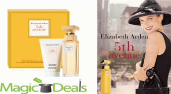 Var izņemt uzreiz! Komplekts Elizabeth Arden 5th Avenue EDP 30ml+ 50ml ķermeņa losjons.