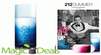 Var izņemt uzreiz! Smaržas Carolina Herrera 212 Summer 2013 men EDT 100ml testers.