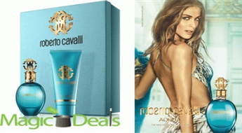 Var izņemt uzreiz! Smaržas Roberto Cavalli Acqua EDT 75ml+ 75ml ķermeņa losjons.