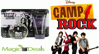 Var izņemt uzreiz! Komplekts zēniem: smaržas Disney Camp Rock Boy EDT 50ml+ dušas želeja 75ml.