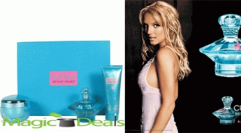 Var izņemt uzreiz! Komplekts Britney Spears Curious EDP 100ml+ 100ml ķermeņa losjons+ 20g pūderis.