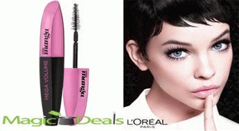 Var izņemt uzreiz! Tuša L'Oreal Paris Mascara Mega Volume Miss Manga 8.5ml black.