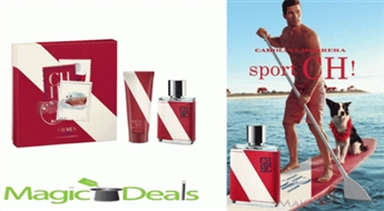 Var izņemt uzreiz! Komplekts Carolina Herrera CH Sport men EDT 100ml+ 100ml pēc skūšanās balzāms.