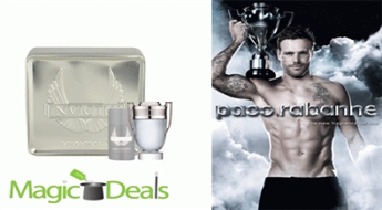 Var izņemt uzreiz! Komplekts Paco Rabanne Invictus EDT 50ml+ 75ml deostick.