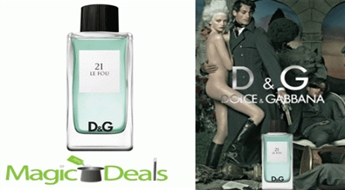 Var izņemt uzreiz! Smaržas Dolce & Gabbana Le Fou 21 men EDT 100ml testers.