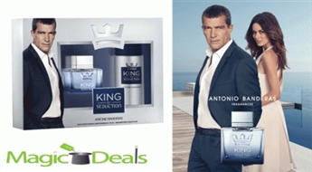 Var izņemt uzreiz! Komplekts Antonio Banderas King of Seduction men EDT 50ml+ 150ml dezodorants.