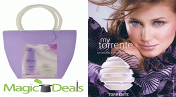 Var izņemt uzreiz! Komplekts Torrente My Torrente EDP 50ml+ 200ml ķermeņa losjons+ soma.