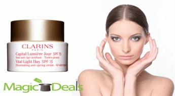 Clarins Vital Light Day Cream all skin types 50ml testers.