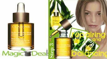 Clarins Face Treatment Oil Blue Orchid for dehydrated skin 30ml testers.