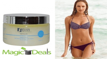 Var izņemt uzreiz! Sāls skrubis ķermenim Dead Sea Spa 400ml melon.