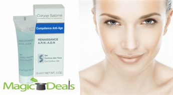 Var izņemt uzreiz! Coryse Salome Paris Eye Contour Gel 15ml anti age(novērš piepampumu un zilos lokus zem acīm).