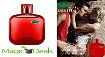 Var izņemt uzreiz! Smaržas Lacoste eau de Lacoste L.12.12. Red men EDT 100ml testers.