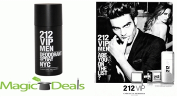 Var izņemt uzreiz! Dezodorants Carolina Herrera 212 VIP men 150ml.