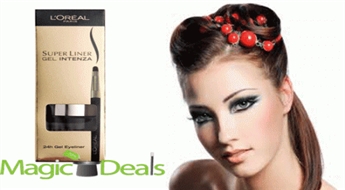 Var izņemt uzreiz! L'Oreal Superliner Gel Intenza 2.8g Golden Black.