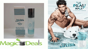 Var izņemt uzreiz! Smaržas Jean Paul Gaultier Le Beau Male men EDT 9ml mini.
