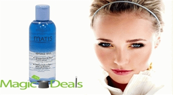 Var izņemt uzreiz! MATIS Eyes and Lips makeup remover 125ml testers.