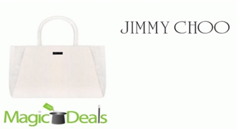 Var izņemt uzreiz! Soma Jimmy Choo gaiši bēšīga (izmēri 50cm x 30cm x 8cm).