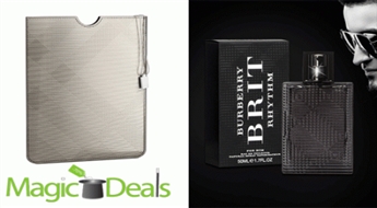 Var izņemt uzreiz! Burberry Brit Rhythm I-Pad case (izmēri 27cm x 22cm x 1cm).