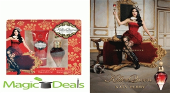 Var izņemt uzreiz! Komplekts Katy Perry Killer Queen EDP 30ml+ 75ml dušas želeja.