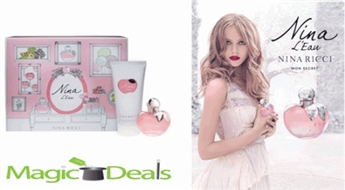 Var izņemt uzreiz! Komplekts Nina Ricci Nina L´Eau EDT 50ml+ 100ml ķermeņa losjons.