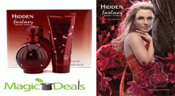 Var izņemt uzreiz! Komplekts Britney Spears Hidden Fantasy EDP 100ml+ 100ml ķermeņa losjons.
