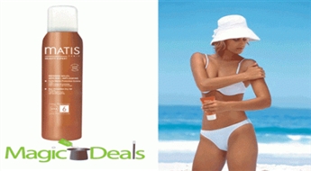 Var izņemt uzreiz! MATIS Sun Protection Dry Oil for body with tanning activity SPF6 125ml.