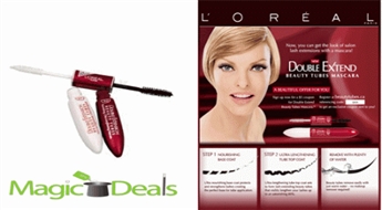 L'Oreal Double Extension Beauty Tubes Mascara Black 2x6ml tuša.