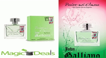 Var izņemt uzreiz! Smaržas John Galliano Parlez Moi d'Amour Eau Fraiche EDT 80ml.