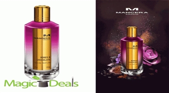 Var izņemt uzreiz! Smaržu paraudziņš(pudelīte bez iepakojuma) Mancera Paris Roses & Chocolate unisex EDP 1ml.