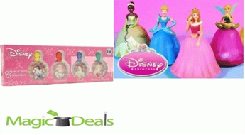 Disney Princess smaržu komplekts - Snow White EDT 7ml, Cinderella EDT 7ml, Belle EDT 7ml and Sleeping Beauty EDT 7ml.