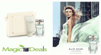 Komplekts Elie Saab Le Parfum L'Eau Couture women EDT 50ml+ 75ml ķermeņa losjons+ kosmētikas somiņa.