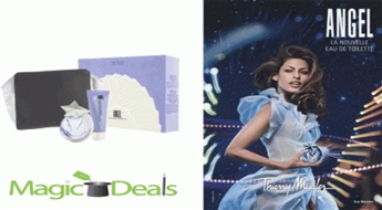 Komplekts Thierry Mugler Angel Comets Edition women EDT 40ml+ 100ml ķermeņa losjons+ kosmētikas soma.