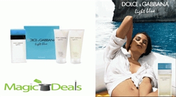 Komplekts Dolce & Gabbana Light Blue women EDT 100ml+ 100ml ķermeņa losjons+ 100ml dušas želeja.