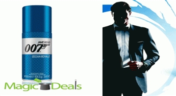 Var izņemt uzreiz! Dezodorants James Bond Ocean Royal 150ml.