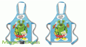 Bērnu priekšauts zīmēšanai Zils (materiāls PVC, one size).