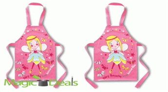 Bērnu priekšauts zīmēšanai Rozā (materiāls PVC, one size).