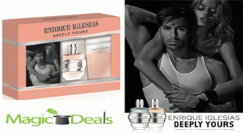 Var izņemt uzreiz! Komplekts Enrique Iglesias Deeply Yours for Woman EDT 40ml+ 200ml dušas želeja.