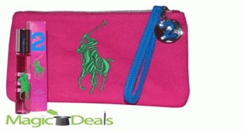 Komplekts Ralph Lauren Polo women Big Pony 2 EDT 10ml + kosmētikas maciņš (izmēri 20cm x 2cm x 15cm).