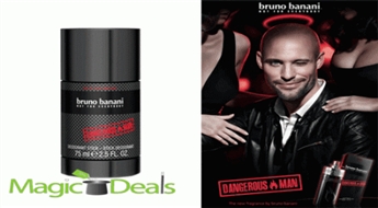 Var izņemt uzreiz! Dezodorants Bruno Banani Dangerous Man deostick 75ml.