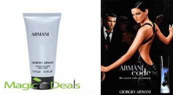 Var izņemt uzreiz! Ķermeņa losjons Giorgio Armani Code women 75ml.