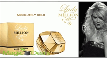 Smaržas Paco Rabanne Lady Million Absolutely Gold Parfum 80ml testers.