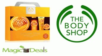 The Body Shop Honeymania Kit 490ml (200ml Honeymania Body Butter + 250ml Honeymania Shower Gel + 30ml Honeymania Hand Cream + 10ml Honeymania Lip Balm - all skin types).
