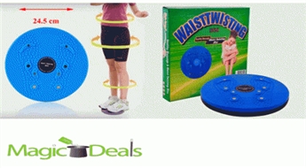 Var izņemt uzreiz! Rotējošs trenažieris "Waist Twisting" perfektam viduklim (dāmām un kungiem)